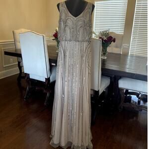 Adrianna Papell Art Deco Beaded Blouson Dress for Sale up to 90% Off:  Poshmark